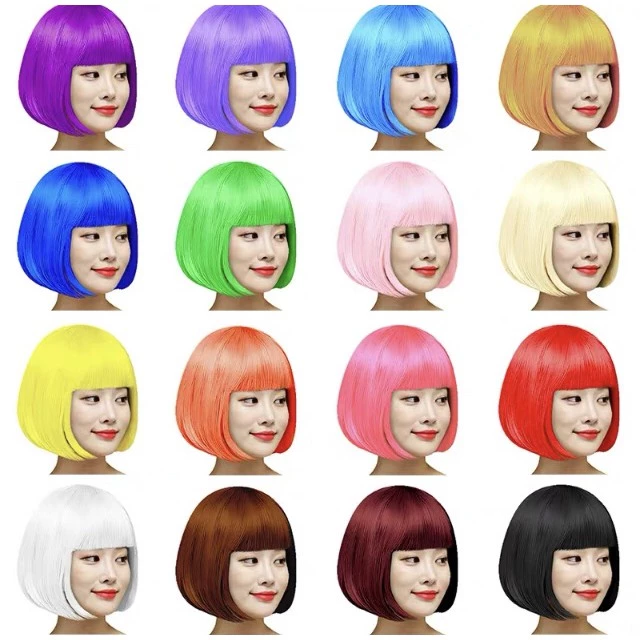 วิกผม วิกสี วิกผมบ็อบแฟนซี