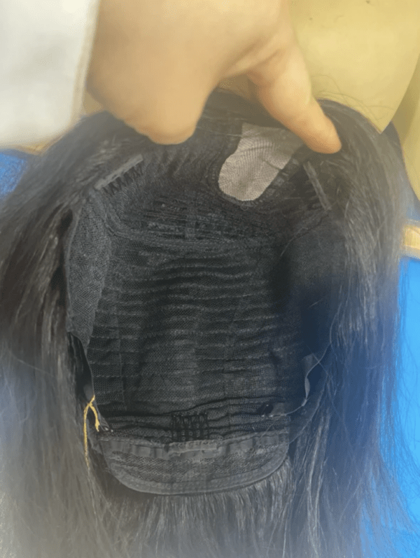 วิกผมแท้ทอมือหนังหัวแสกกลาง - Image 3