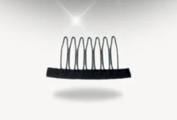 กิ๊บติดวิกผม wig's clips KB005-HE สีดำ (แพ็ค 2 ชิ้น)