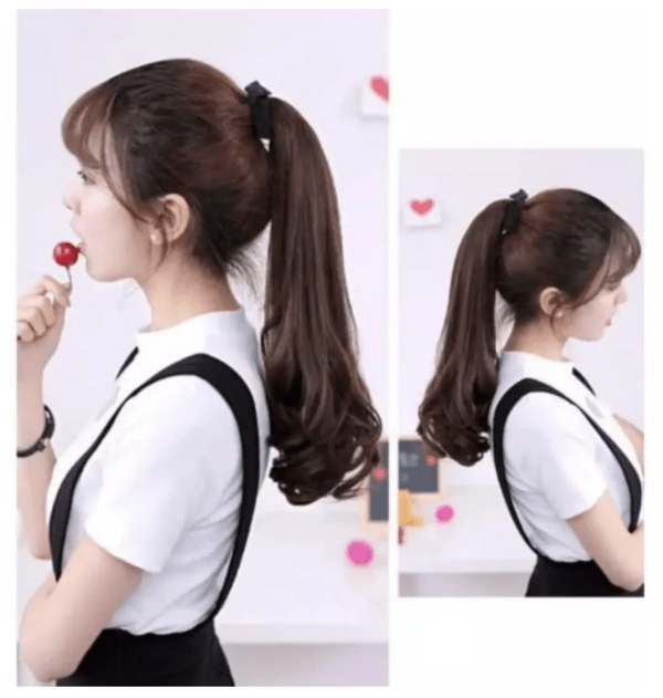แฮร์พีช หางม้าหนีบลอน152 ยาว 40 cm. - Image 2